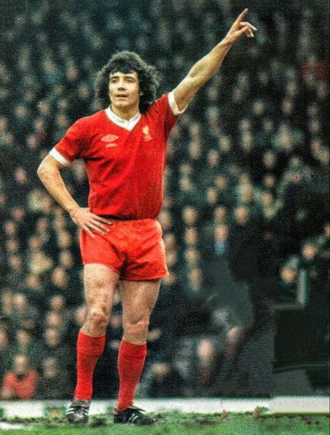 Kevin Keegan of Liverpool in 1976. Kevin Keegan Liverpool, Kevin Keegan, Football England, This Is Anfield, Football Legends, Liverpool Football Club, Number 7, Liverpool Football, Soccer Shirts