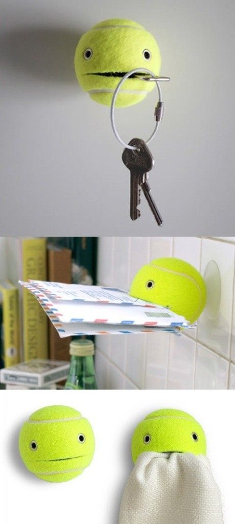 kid's crafts Astuces Diy, Simple Life Hacks, Diy Life Hacks, Diy Life, Tennis Ball, Diy Hacks, Useful Life Hacks, Uniqlo, Fun Crafts