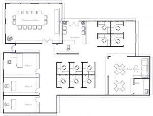 SmartDraw Living Room Layout Planner, Office Layout Plan, Office Layouts, Google Office, Free Floor Plans, Room Layout Planner, Office Floor Plan, Layout Plan, Office Plan