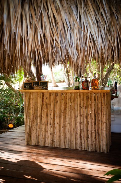 Bamboo Reception Desk, Rum Bar Ideas, Bamboo Bar Design, Bar Front Ideas, Wabi Sabi Outdoor, Tiki Bar Design, Coconut Stand, Bamboo Resort, Bamboo Store