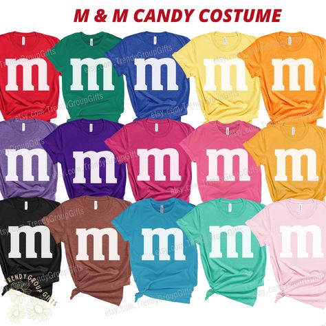 Office Group Halloween Costumes, Teacher Halloween Costumes Group, M&m Costume, Candy Halloween Costumes, Team Halloween Costumes, Halloween Softball, Office Halloween Costumes, Sibling Costume, Halloween Costumes For Work