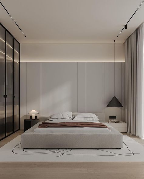 Modern Luxury Bedroom Furniture, Minimal Bedroom Design, Bedroom Design Luxury, Guest Bedroom Design, Minimal Bedroom, Luxury Bedroom Furniture, Modern Minimalist Bedroom, Guest Room Design, Modern Luxury Bedroom