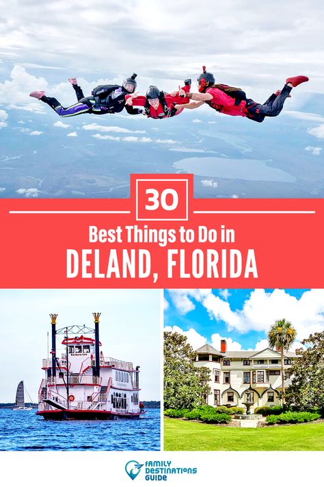 Deland Florida Things To Do, Deland Fl, Deland Florida, Vacation 2024, Vacation Usa, Family Destinations, Free Things To Do, River Cruises, Florida Vacation