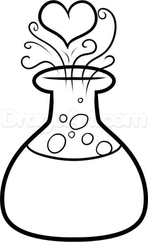 Potion Bottle Printable, Potion Bottles Coloring Page, Potion Bottle Template, Potion Bottle Clipart, Witchy Drawings Art, Bottle Art Drawing, Poison Bottle Drawing, Poison Drawing, Witch Potion Bottles Drawing