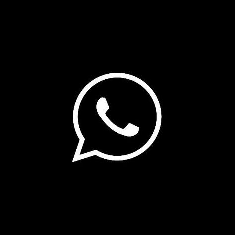 whatsapp App Logo Aesthetic Black And White, App Symbols Aesthetic, Call Widget Icon, Cute Icons For Apps Black, Whatsapp App Icon Black, Call Icon Black, Phone Icon Black And White, Black And White Icons For Apps, Black And White Instagram Icon