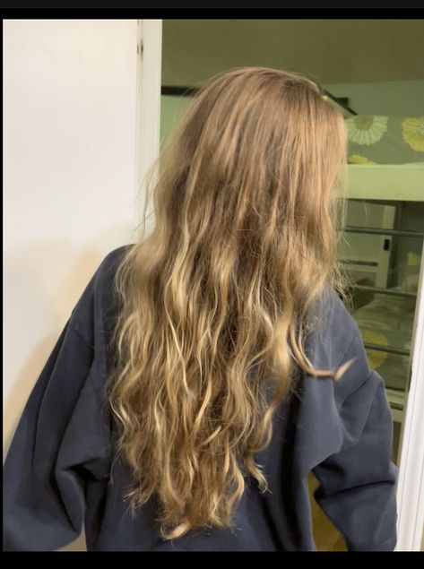 Honey Comb Brown Hair, Long Blonde Natural Hair, Long Layers On Natural Wavy Hair, Very Dirty Blonde Hair, Dishwater Blonde Hair Natural, Thick Long Blonde Hair, Wavy Dirty Blonde Hair, Wavy Blonde Hair Naturally, Long Blonde Hair Wavy