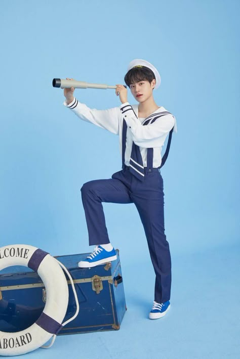 Sailor Outfit Mens, Sailor Outfit, Sailor Suit, Gesture Drawing, Human Poses Reference, Model Poses Photography, Human Poses, 인물 사진, Reference Images