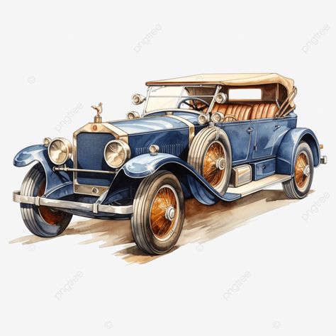 vintage classical car illustration auto automotive classical png Vintage Car Illustration, Car Clipart, Transparent Image, Car Illustration, Car Cartoon, Design Geometric, Vintage Car, Png Transparent, Free Png