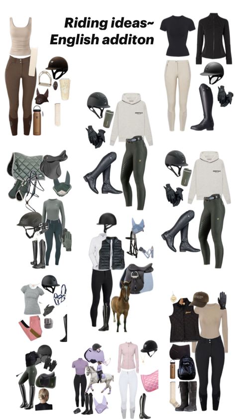 Riding What To Wear For Horse Riding, Horse Back Riding Outfits Women, Winter Horse Riding Outfit, Cute Riding Outfits, Horseback Riding Outfit, Riding Ideas, Horse Outfits, English Riding Outfit, Riding Bag