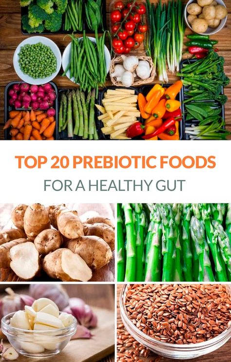 Top 20 best prebiotic foods for gut health #guthealth #prebiotics #prebioticfoods #microbiome #nutrition Best Prebiotic Foods, Foods For Gut Health, Prebiotic Foods, Best Diet Foods, Gut Health Recipes, Baking Soda Beauty Uses, Best Fat Burning Foods, Sport Nutrition, Nutrition Diet