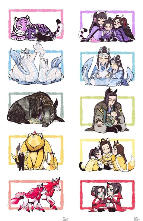 Mdzs Juniors Fanart, Sythe Poses Drawing, V Chibi, Untamed Quotes, Images Kawaii, Demonic Cultivation, Kpop Meme, The Grandmaster, 판타지 아트