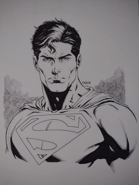 Superman Art Drawing, Superman Anime, Superman Comic Art, Jason Fabok, Superman Drawing, Dinosaur Sketch, Superman Artwork, Choose Her, Drawing Superheroes