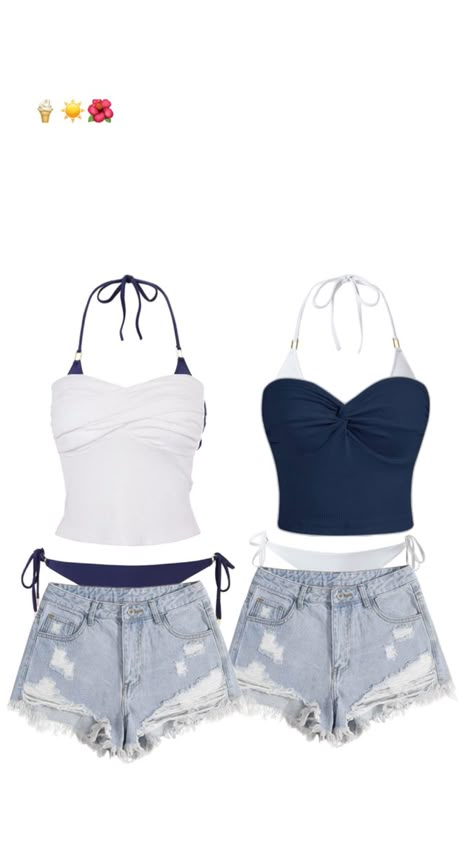 Girls Vacation Outfits, Beach Outfits For Teens, Holiday Outfits Summer, Matching Outfits Best Friend, Preppy Summer Outfits, Girls Vacation, Outfit Inspo Summer, Outfit Inspo Casual, Beach Outfits