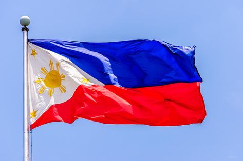 Asia Photograph - Flying National Flag Of The Philippines Over Rizal Park Manila by Colin Utz Phillipines Flag Aesthetic, Filipino Story, Rizal Park Manila, Pilipinas Flag, Wikang Pambansa, Flag Of The Philippines, Batman Party Decorations, Bottle Bird Feeder, Wine Bottle Bird Feeder