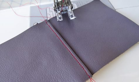 Leather Book, Beginner Sewing Projects Easy, Leftover Fabric, Sewing Leather, Sewing Projects For Beginners, Sewing Skills, Diy Couture, Love Sewing, Sewing For Beginners