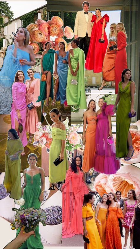 Cocktail Wedding Attire, Formal Wedding Attire, Dress Code Wedding, Wedding Guest Style, Bali Wedding, Greece Wedding, Guest Attire, Bridesmaid Dress Colors, Garden Party Wedding