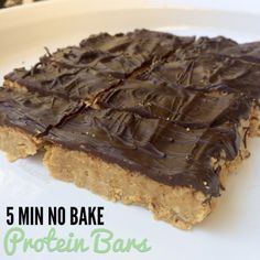 Ripped Recipes - Five Minute No Bake Protein Bars - I rarely ever buy protein bars unless I'm on the go and unprepared. Protein bars are SO simple to make, I don't think people realize how easy it is! This recipe requires no baking and will take you a total of about 5 minutes. It will make you wonder why you ever bought them at the store! Healthy Pb2 Recipes, Pb2 Recipes, No Bake Protein Bars, Ripped Recipes, Bars Healthy, Chocolate Protein Bars, Peanut Butter Protein Bars, Protein Recipe, Honey Chocolate