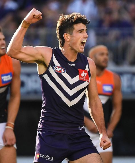 Freo Dockers, Afl Players, Fremantle Dockers, Pittsburgh Steelers, Collage, Mens Tops, On Instagram, Pins, Quick Saves