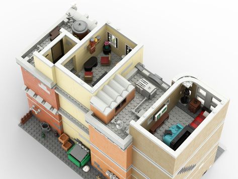 Lego Marvel, Lego Ideas, Lego, Marvel, Apartment, Design