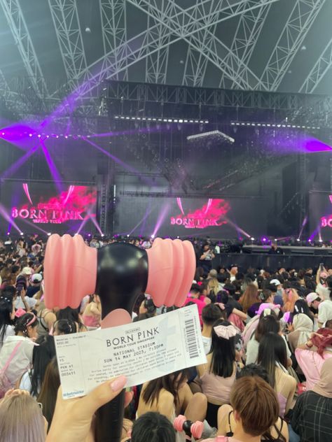 Blackpink Singapore Concert 2023, Black Pink Concert Tickets, Blackpink Concert Ticket Born Pink, Blackpink Vision Board, Blackpink Ticket Concert, Blackpink Ticket, Black Pink Concert, Blackpink Born Pink Concert, Blackpink Tour