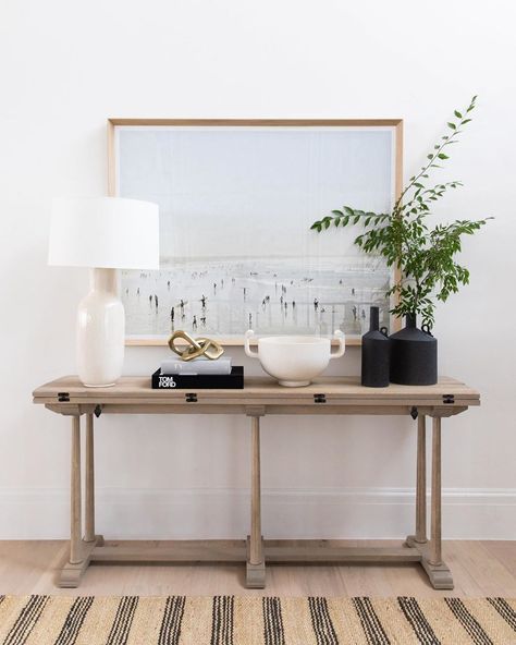 McGee & Co. on Instagram: “20% off sitewide starts now. You know the drill, run don’t walk!!! 🏃🏼‍♀️” Console Table Styling, Console Styling, Console Table Decorating, Mcgee & Co, Cheap Home Decor, Table Style, My New Room, Decoration Design, Entryway Decor