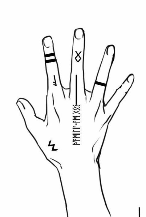 Celtic Hand Tattoos, Halo Tattoo, Tattoo Character, Viking Tattoo Symbol, Ying Yang Tattoo, Rune Viking, Cool Symbols, Rune Tattoo, Henna Ideas