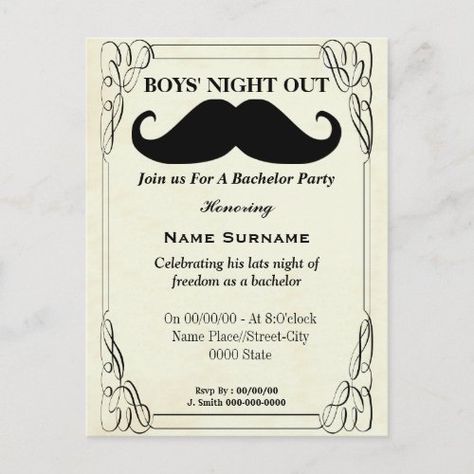 bachelor party invitation,groom shower invitation for $2.05 - Bridesmaid Card Farewell Party Invitations, Birthday Party Invitation Wording, Bachelor Party Invitations, Postcard Wedding Invitation, 50th Birthday Party Invitations, Be My Groomsman, Fun Invitations, Stag Party, Bridal Party Proposal