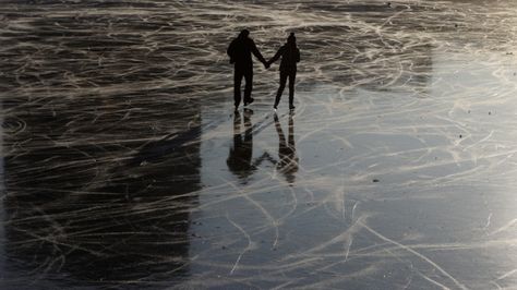 Frozen Pond, Skate Photos, Skate 3, Skating Aesthetic, Ice Dance, Frozen Lake, Weather Patterns, Fire And Ice, Winter Aesthetic