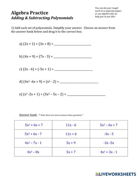 Adding Polynomials, Money Math Games, Polynomials Worksheet, Studying Supplies, Adding And Subtracting Polynomials, Perimeter Worksheets, Money Math, Sight Word Cards, Learning Mathematics