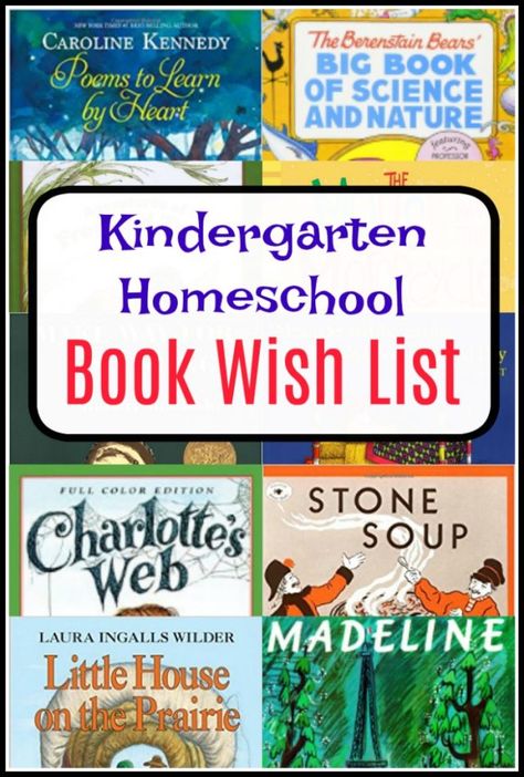 Kindergarten Reading List, Homeschool Homestead, Kindergarten Book List, Ela Intervention, Homeschool Library, At Home Library, Healthy Slice, Homeschool Preschool Curriculum, Homeschool Books