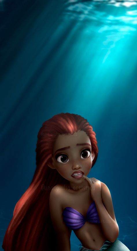 #procreate #procreatedrawing #digitalpainting #digitalillustration #disney #ariel #thelittlemermaid #hallebailey Halle Bailey Wallpaper, Funny Princess, Halle Bailey, Create Drawing, Princess Ariel, Disney Live Action, Disney Ariel, Disney Fan Art, Disney Girls