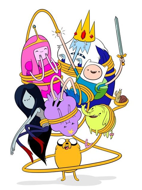 adventure time print by phil rynda. Adventure Time Cast, Adventure Time Poster, Adventure Time Tattoo, Pendleton Ward, Adveture Time, Land Of Ooo, Adventure Time Characters, Adventure Time Wallpaper, Adventure Time Cartoon