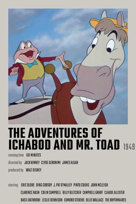 Ichabod And Mr Toad, Mr Toad, Good Animated Movies, Disney Favorites, Old Disney, Disney Stars, Halloween Movies, Movie List, Cool Animations