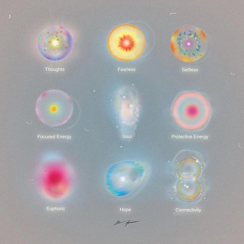 Universe Astethic, Aura Shapes, Body Aura, Energy Arts, 타이포그래피 포스터 디자인, Energy Art, Spiritual Artwork, 카드 디자인, Aura Colors