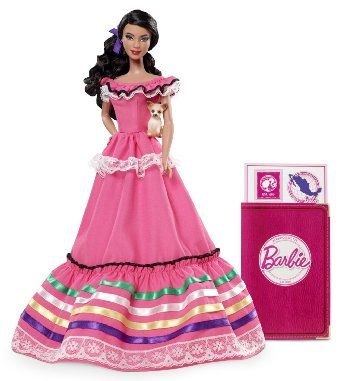 Barbie Dolls Of The World, Bright Pink Dresses, Barbie Collector Dolls, Dolls Of The World, I'm A Barbie Girl, Im A Barbie Girl, Barbie Style, Barbie Collector, Barbie Ken