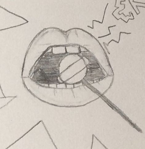 Lollipop In Mouth, Lips With Lollipop, Draw A Mouth, Lollipop Lips, How To Draw Lips, Draw Lips, Lips Drawing, Drawing Reference, Lollipop