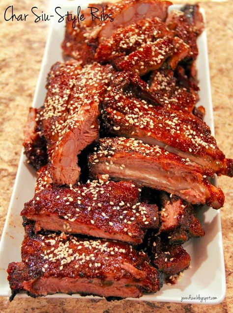 Korean Country Style Ribs, Sweet And Sour Country Style Ribs, Char Siu Ribs, Salt And Pepper Ribs Chinese, Smoked Char Siu Pork, Must Try Recipes, Potluck Dinner Party, Char Sui, Leftover Pork Roast