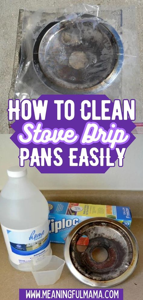 Experience effortless cleaning with Discover the Best Method for Clean Electric Stove Drip Pans. Learn the tested way to get rid of loose gunk and achieve spotless electric stove drip pans in no time. Click here for a clean and pristine kitchen! Cleaning Stove Drip Pans, Cleaning Drip Pans On Stove, How To Clean Electric Stove Drip Pans, Cleaning Electric Stove Burners, Clean Stove Top Drip Pans, How To Clean Drip Pans On Stove, How To Clean Stove Drip Pans, Electric Stove Cleaning Hacks, How To Clean Electric Stove Burners