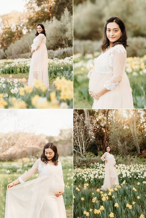 Early Spring Photoshoot, Tulip Maternity Photoshoot, Daffodil Photoshoot, Garden Maternity Photoshoot, Spring Maternity Photoshoot, Filoli Gardens, Spring Maternity Photos, Spring Minis, Soul Photography