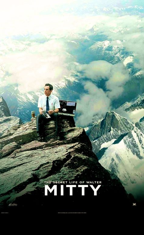 Beautiful things don't ask for attention. Loved this movie Mitty Movie, Secret Life Of Walter Mitty, Life Of Walter Mitty, Walter Mitty, Ben Stiller, Adam Scott, Inspirational Movies, Septième Art, Sean Penn