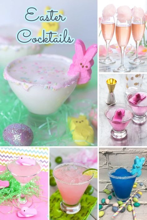 Easter Margarita, Easter Cocktails Recipes, Fun Easter Drinks, Easter Cocktails Drinks, Easter Alcoholic Drinks, Adult Easter Party, Easter Brunch Drinks, Easter Cocktail Recipes, Easter Drinks