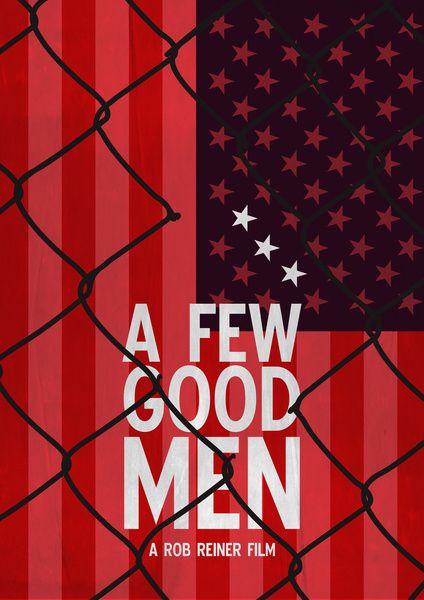 A Few Good Men A Few Good Men, Minimalist Movie Posters, Eternal Sunshine Of The Spotless Mind, Movie Nerd, Good Men, Film Posters Minimalist, Minimalist Movie Poster, Basement Walls, Minimal Movie Posters