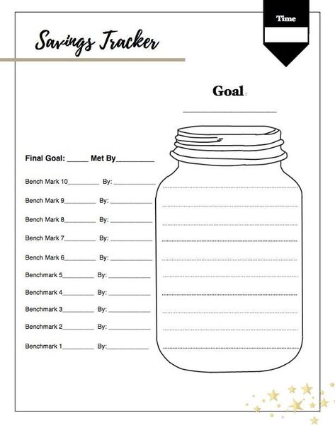 Free Printable Meal Planner Templates, Saving Jar, Money Management Activities, Money Saving Jar, Savings Chart, Sinking Fund, Happy Planner Printables, Latihan Dada, Goal Charts