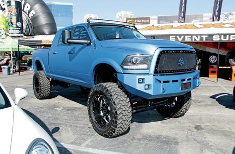 From desert race vehicles to monster dualies, take a look at some of our favorite lifted trucks that we saw at the 2014 SEMA Show. Trucks For Women, Cheap Trucks For Sale, Toyota Trucks For Sale, Pickup Truck Bed Covers, Small Pickup Trucks, Truck Tonneau Covers, Used Trucks For Sale, Pickup Trucks For Sale, Ram Truck