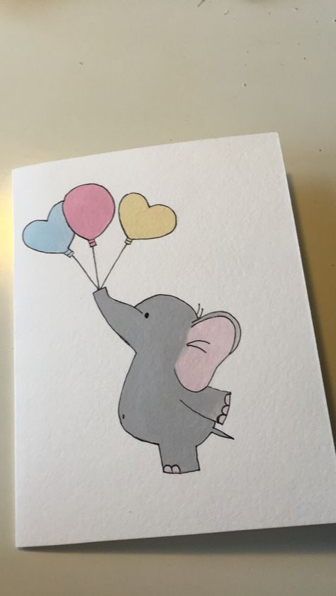 Cute Elephant Painting, Painting Elephant Easy, Baby Painting Ideas Canvases, Elephant Painting Canvas Easy, Elephant Painting Acrylic Easy Step By Step, Cute Elephant Painting Acrylic Easy, Painting Ideas On Canvas Elephant, Nursery Elephant Painting, Elephant Painting Canvas