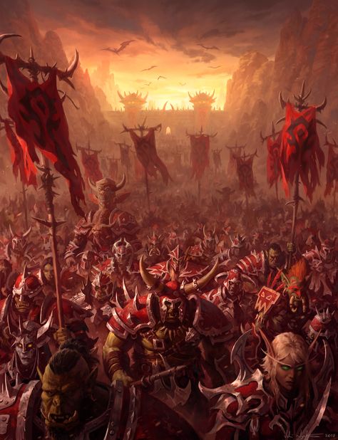 ArtStation - The Horde - WoW: Battle for Azeroth, Veli Nyström Warcraft Orc, World Of Warcraft Game, Warcraft Game, Arte Viking, Warcraft Iii, For The Horde, Warcraft Art, Wow Art, Arte Fantasy