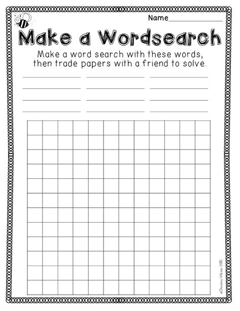 Spelling Ideas For 3rd Grade, 3rd Grade Morning Activities, Grade 3 Weekly Spelling Words, Learning Center Activities, Easter Middle School Activities, Supply Teacher Ideas, Spelling Words Practice Activities, 3rd Grade Educational Activities, Relief Teacher Activities