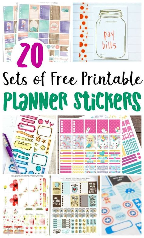 These super cute free printable planner stickers are perfect for organizing your planner pages. They're sure to help you stay inspired and reach your goals! Labels Printables, Happy Planner Printables, Free Printable Planner, Adorable Stickers, Free Printable Planner Stickers, Franklin Covey, Free Planner Stickers, Free Printable Stickers, Thrifty Living