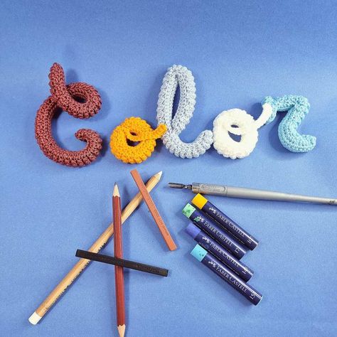 Lettres au crochet Appliques, Alphabet, Crochet