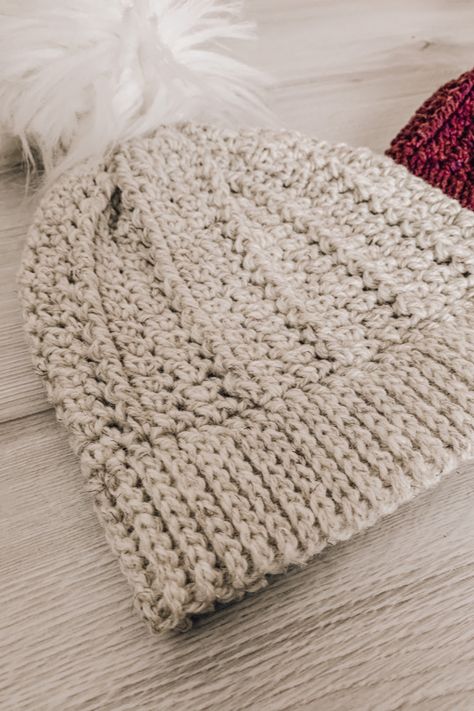 Cc Beanie Pattern Crochet, Beanies Crochet, Crochet Headwear, Beanie Hat Pattern, Crochet Beanies, Crochet Winter Hats, Easy Crochet Baby Blanket, Front Post Double Crochet, Crochet Hat Free